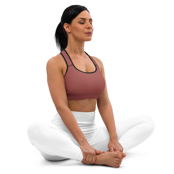 NURU TERRACOTTA SPORTS BRA
