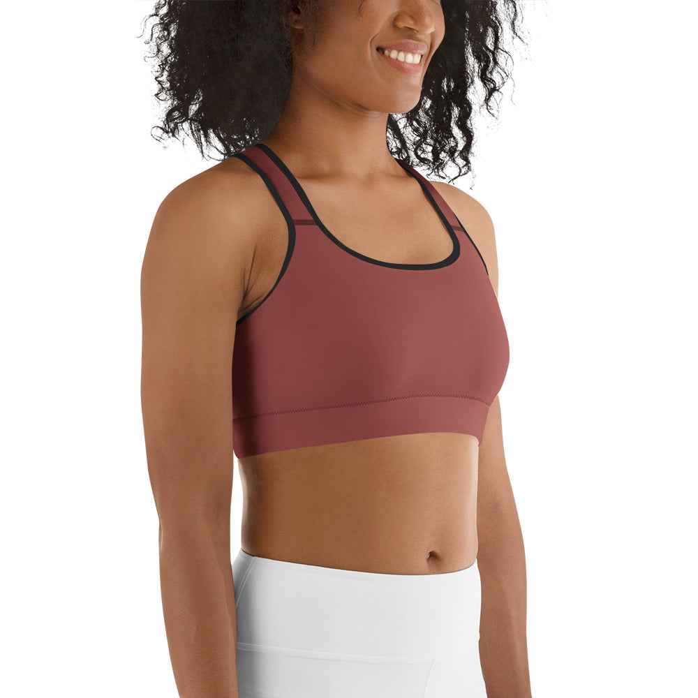 NURU TERRACOTTA SPORTS BRA