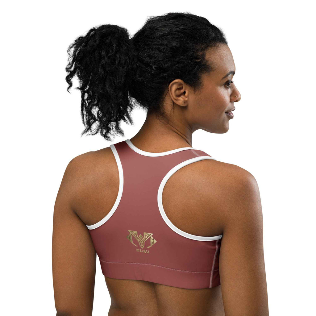 NURU TERRACOTTA SPORTS BRA