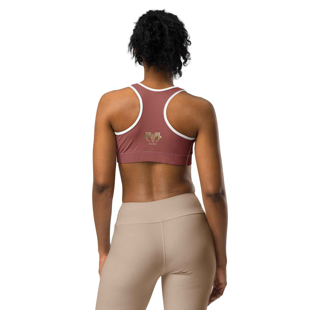 NURU TERRACOTTA SPORTS BRA