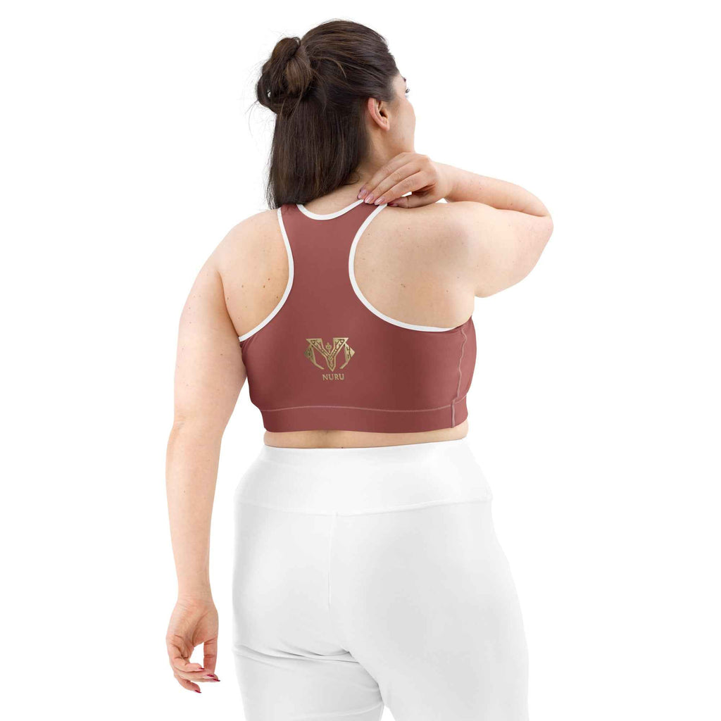 NURU TERRACOTTA SPORTS BRA
