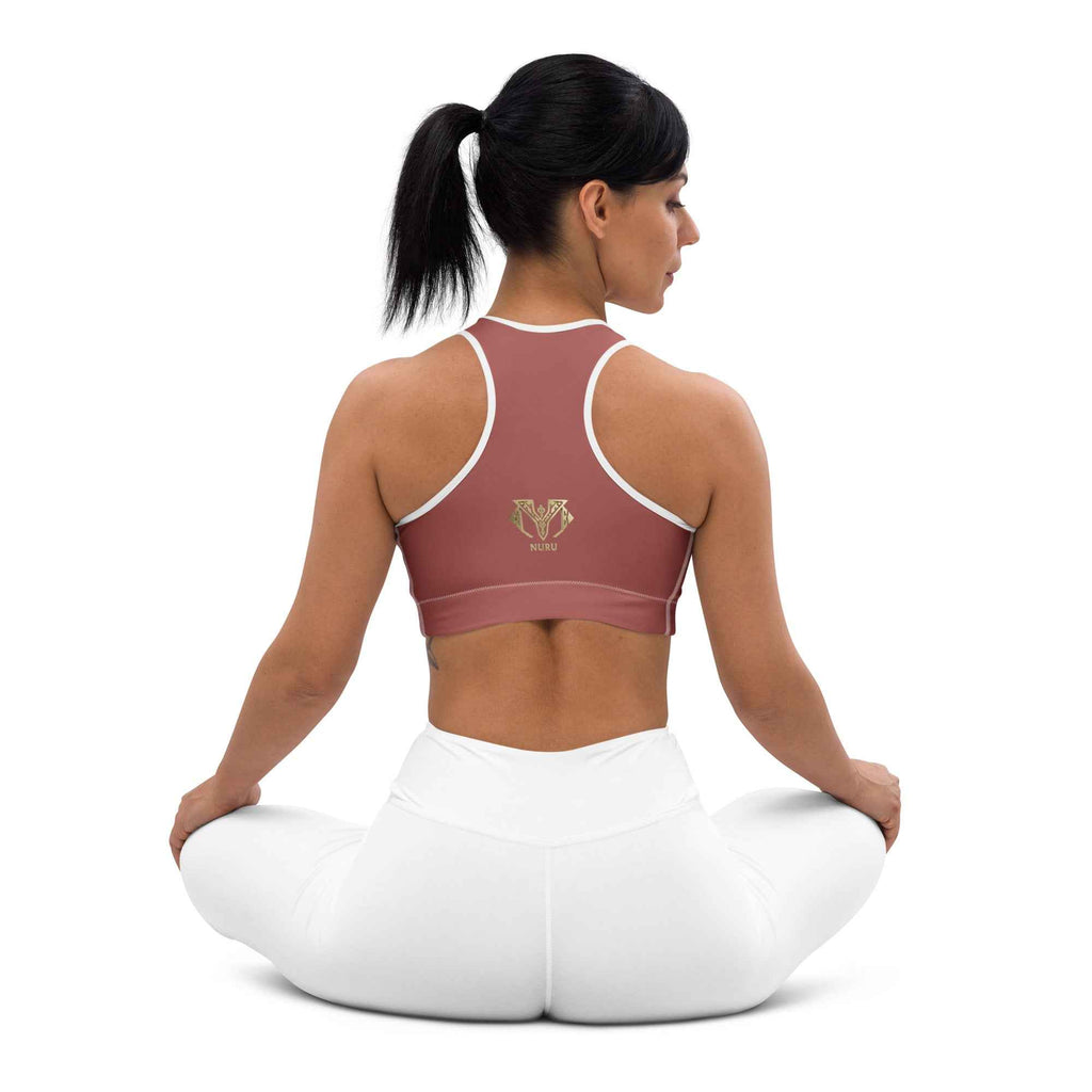 NURU TERRACOTTA SPORTS BRA