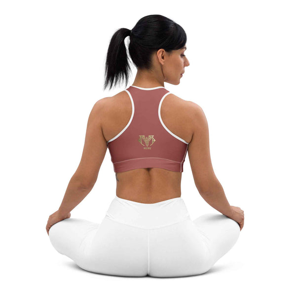 NURU TERRACOTTA SPORTS BRA