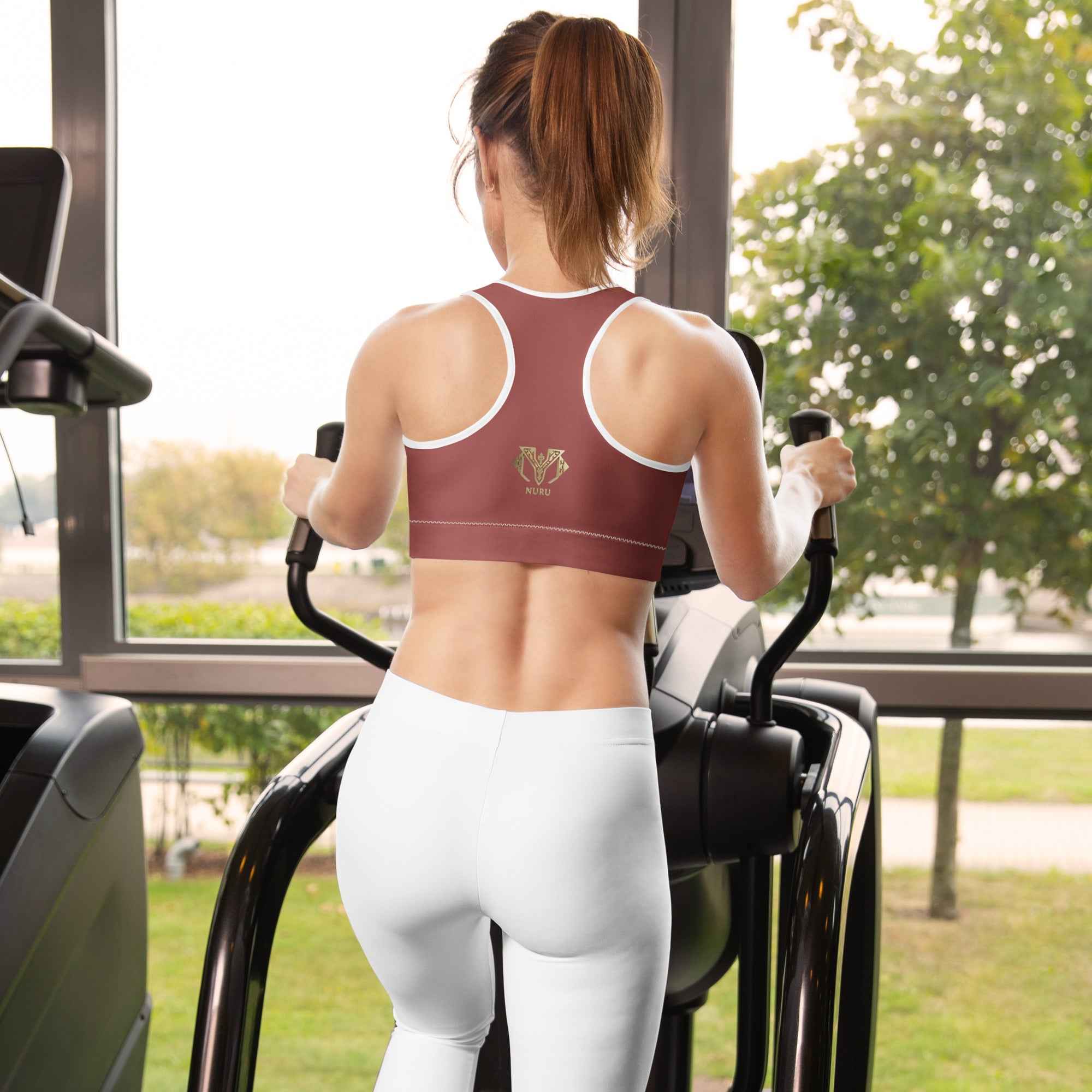 NURU TERRACOTTA SPORTS BRA
