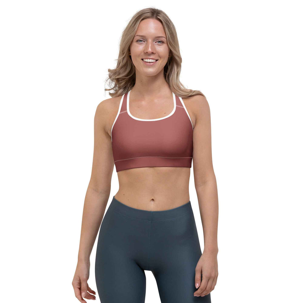 NURU TERRACOTTA SPORTS BRA