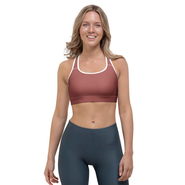 NURU TERRACOTTA SPORTS BRA