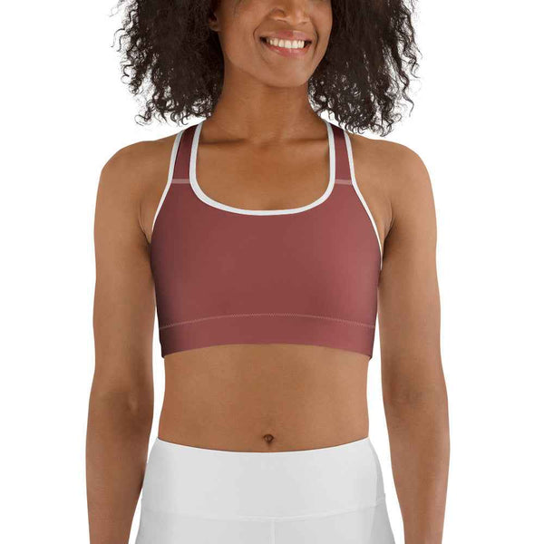 NURU TERRACOTTA SPORTS BRA