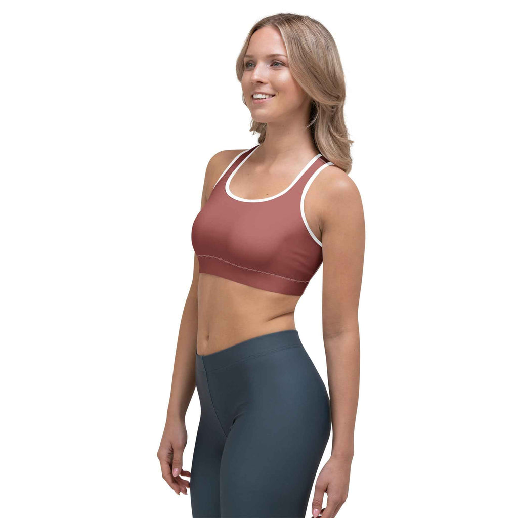 NURU TERRACOTTA SPORTS BRA