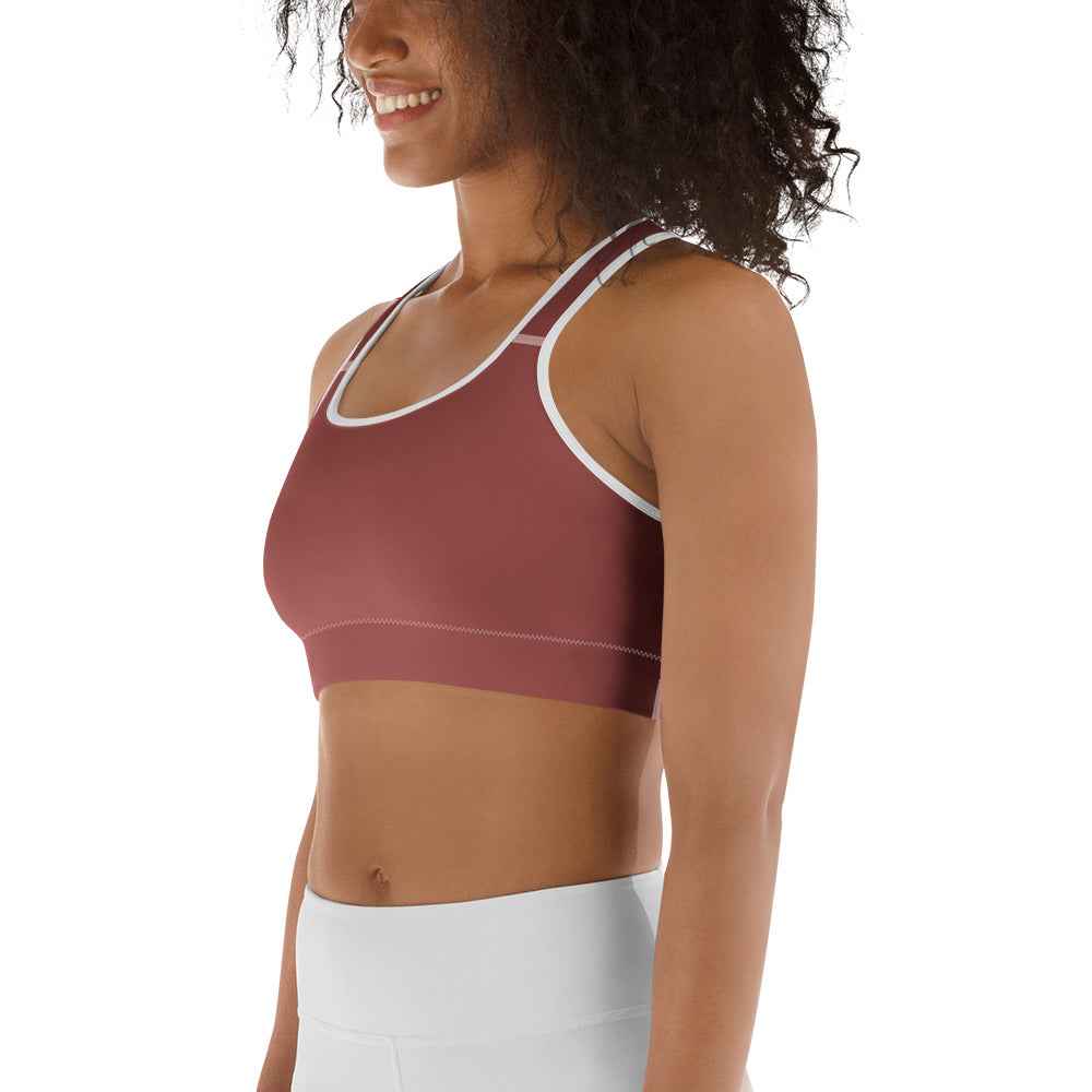 NURU TERRACOTTA SPORTS BRA