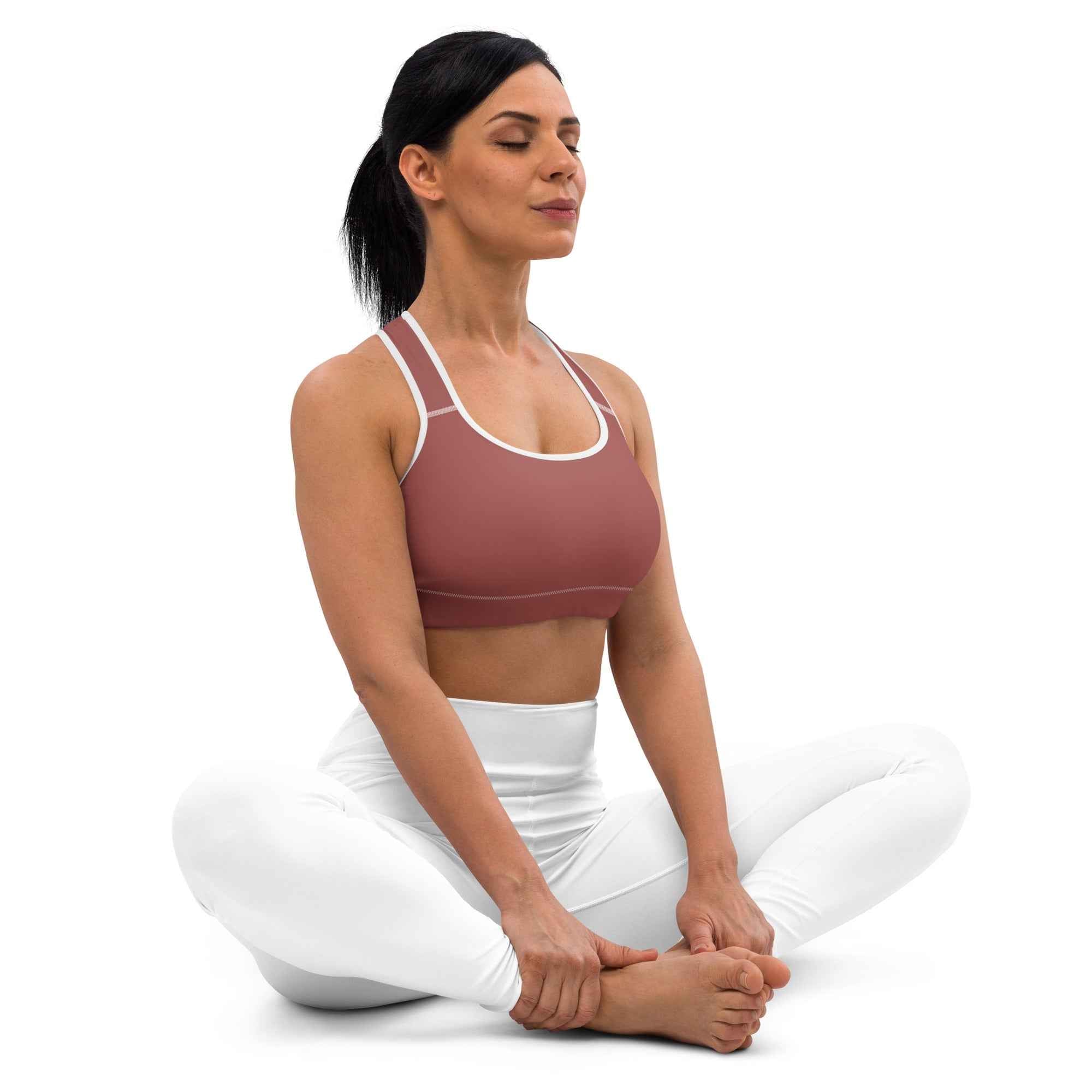 NURU TERRACOTTA SPORTS BRA