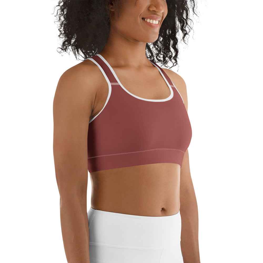 NURU TERRACOTTA SPORTS BRA