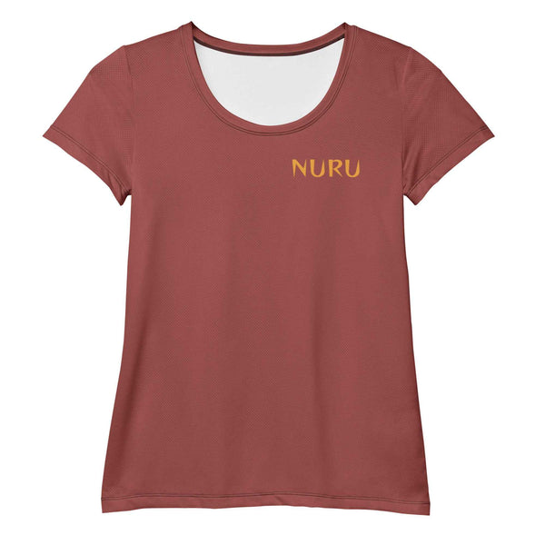 NURU TERRACOTTA SPORTS MESH T-SHIRT