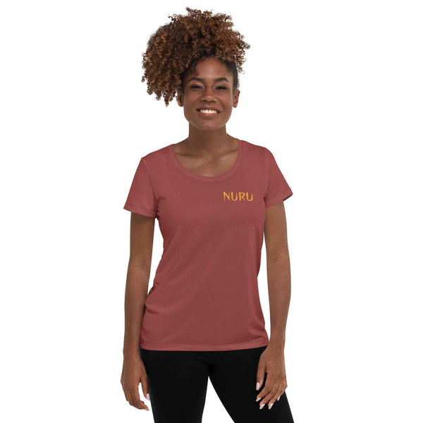 NURU TERRACOTTA SPORTS MESH T-SHIRT