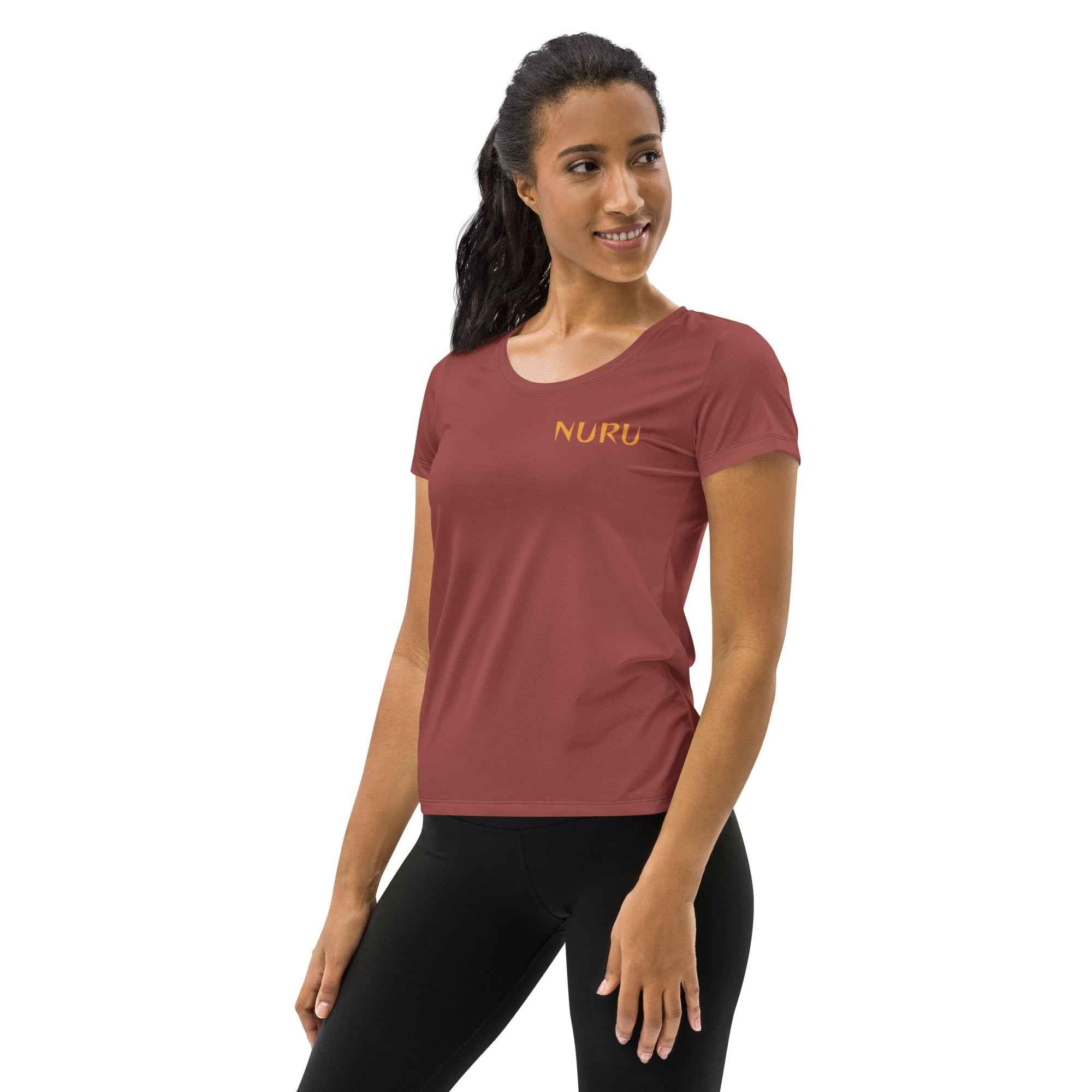 NURU TERRACOTTA SPORTS MESH T-SHIRT Main image