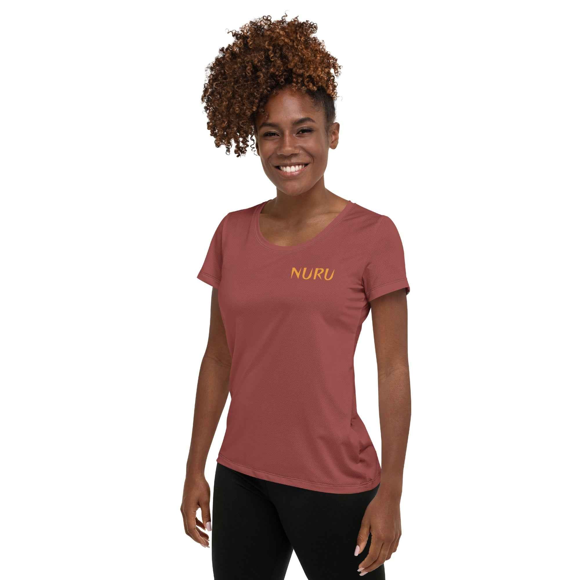 NURU TERRACOTTA SPORTS MESH T-SHIRT