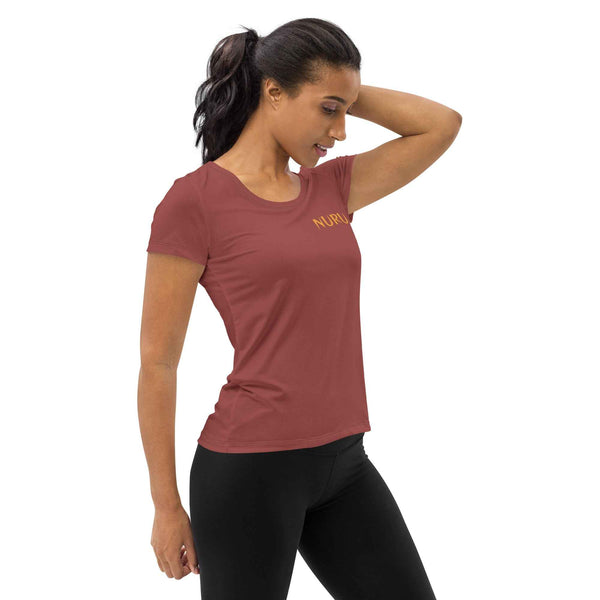 NURU TERRACOTTA SPORTS MESH T-SHIRT