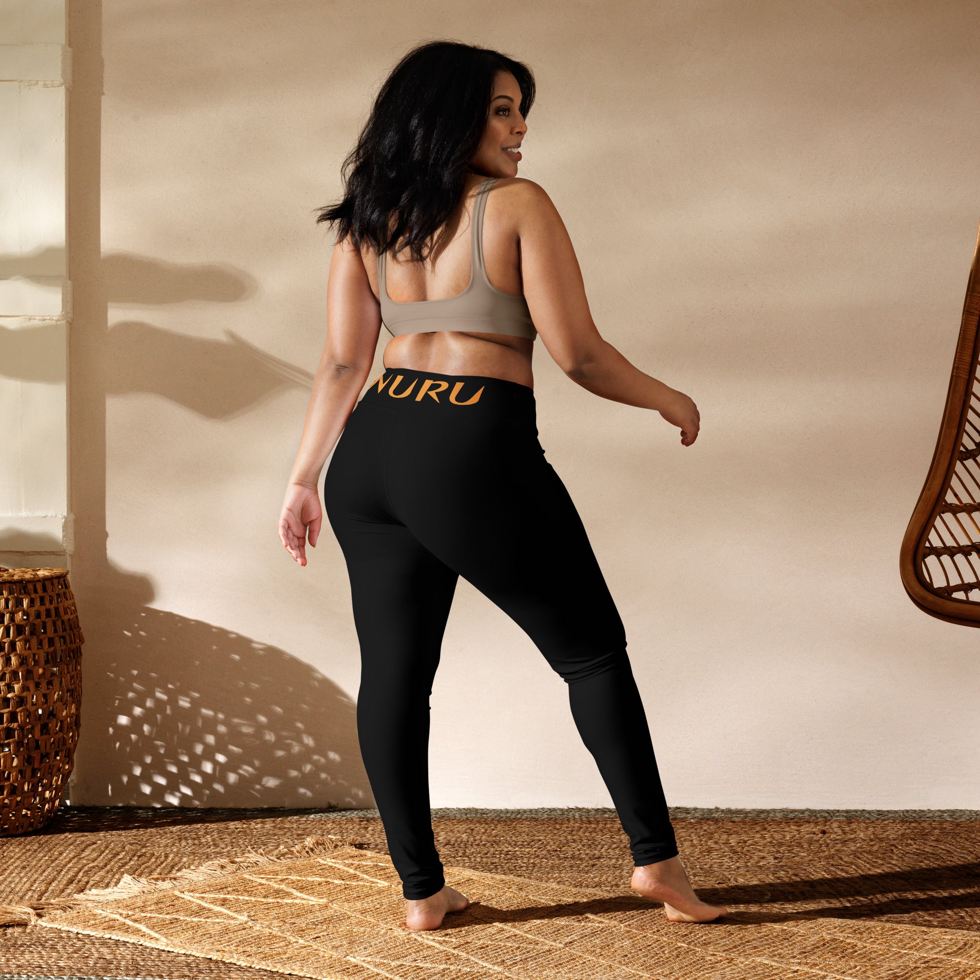 NURU BLACK RITUAL LEGGINGS - Glow By Hellen