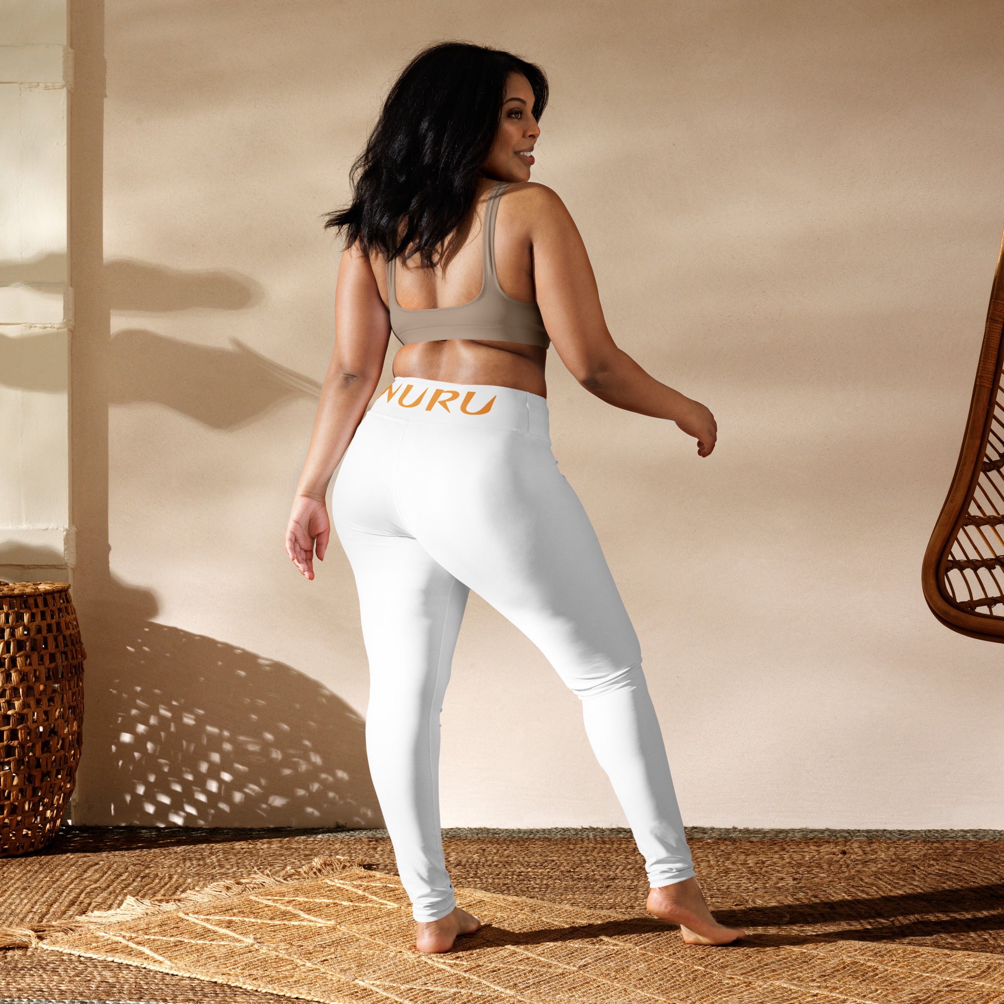 NURU WHITE RITUAL LEGGINGS - Glow By Hellen