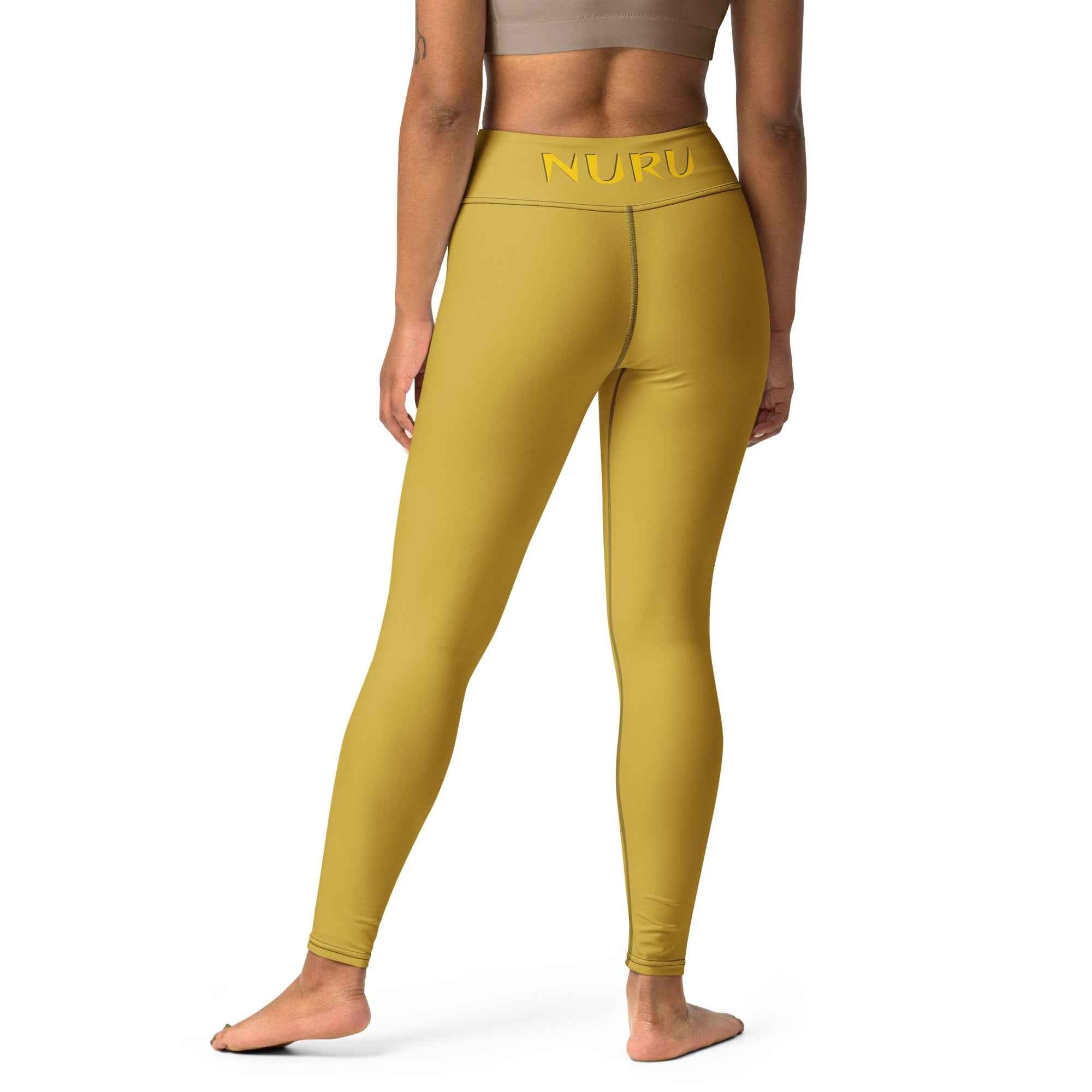 NURU ROYAL GOLD YOGA LEGGINGS