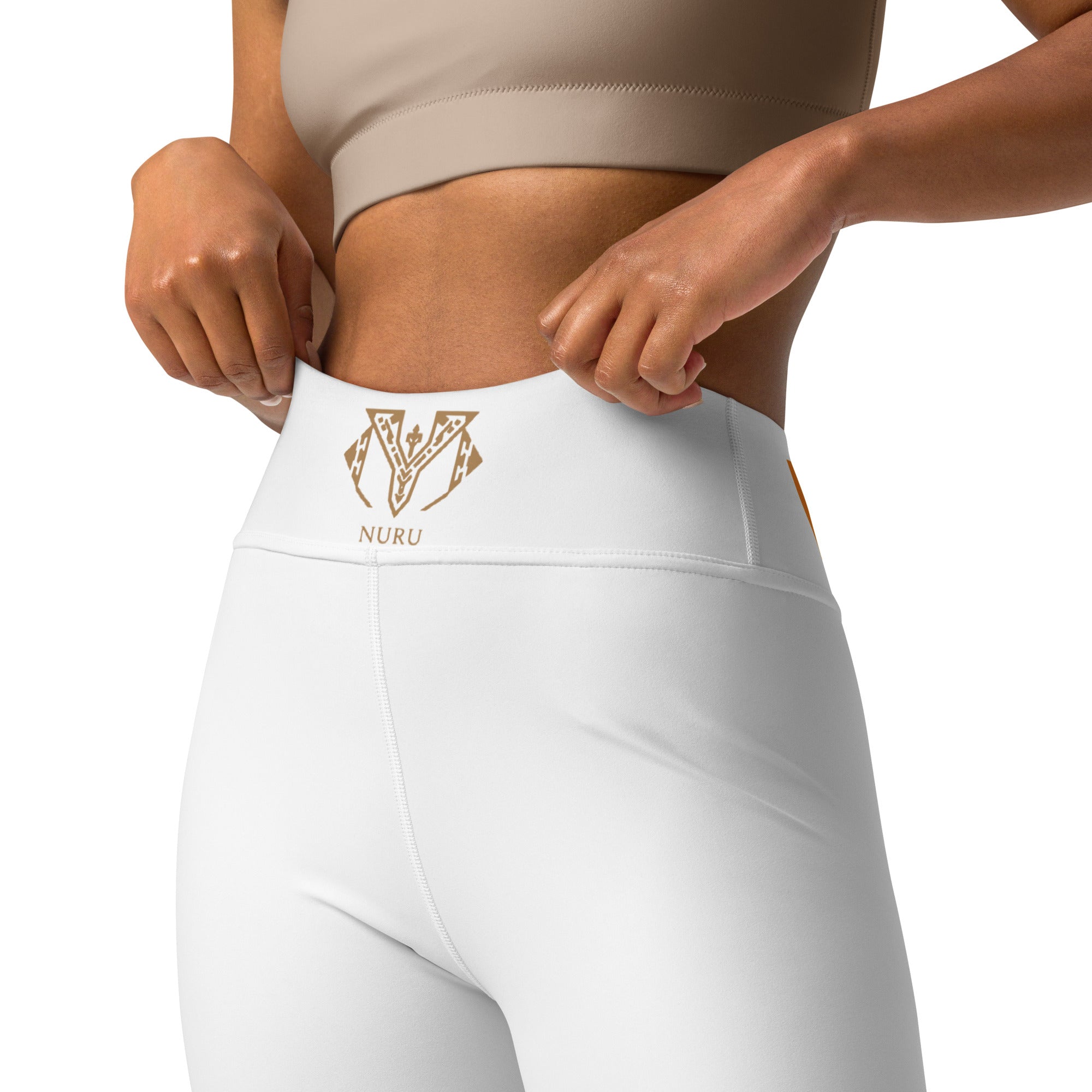 NURU WHITE RITUAL LEGGINGS - Glow By Hellen Main image