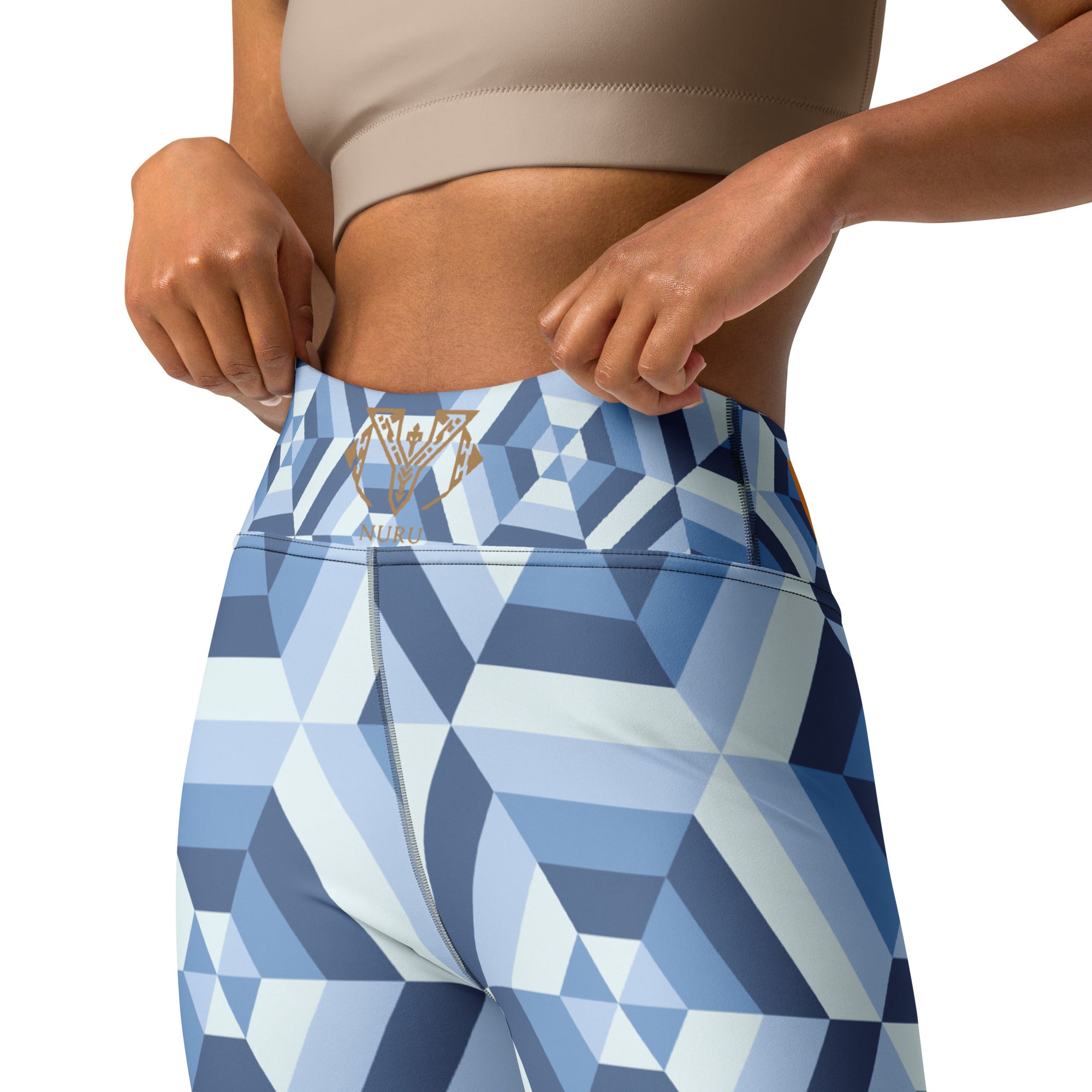 NURU COSMIC FROST LEGGINGS - Glow By Hellen Main image