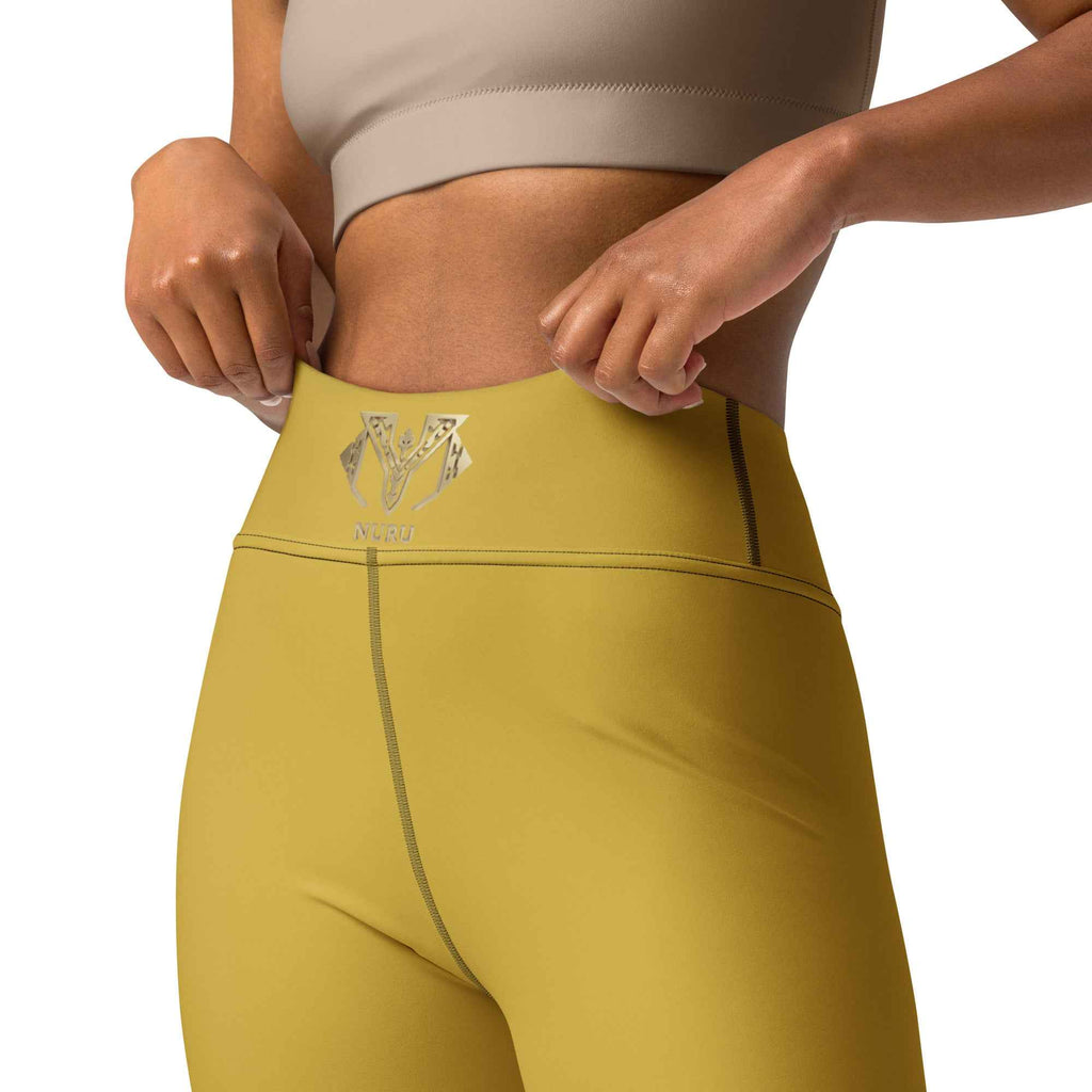 NURU ROYAL GOLD YOGA LEGGINGS