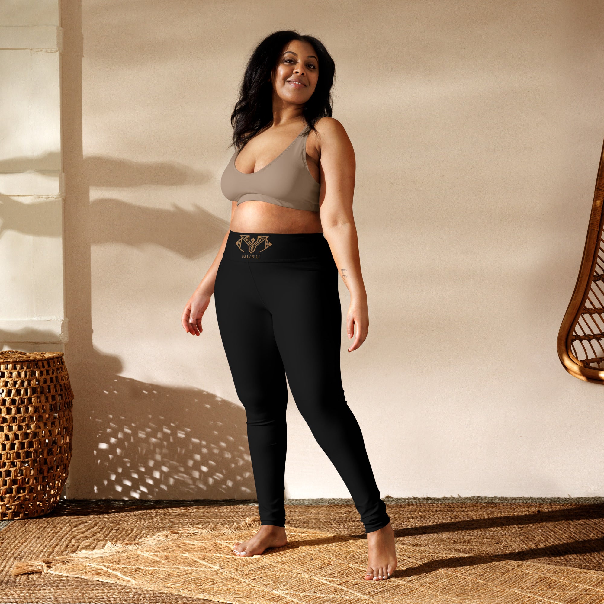 NURU BLACK RITUAL LEGGINGS - Glow By Hellen