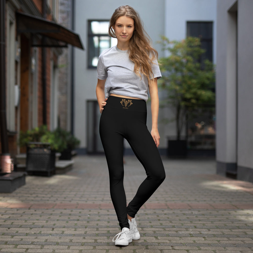 NURU BLACK RITUAL LEGGINGS - Glow By Hellen