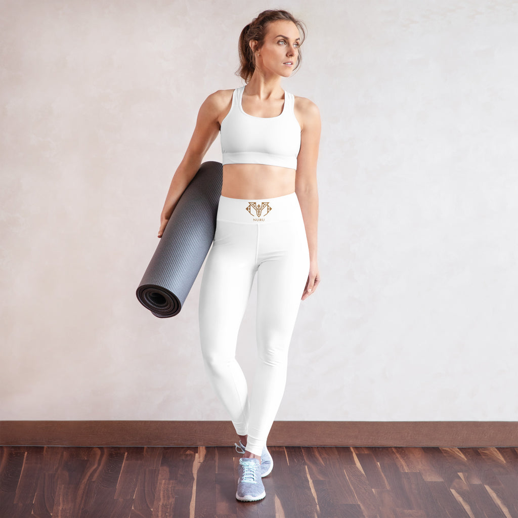 NURU WHITE RITUAL LEGGINGS - Glow By Hellen