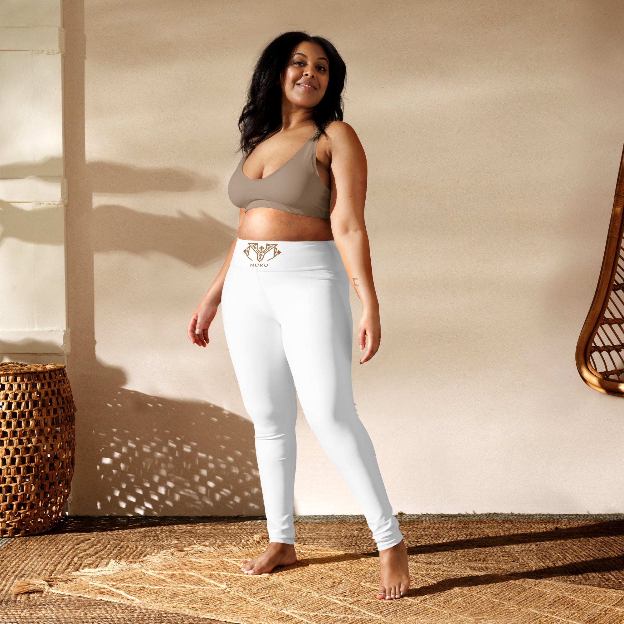 NURU WHITE RITUAL LEGGINGS - Glow By Hellen