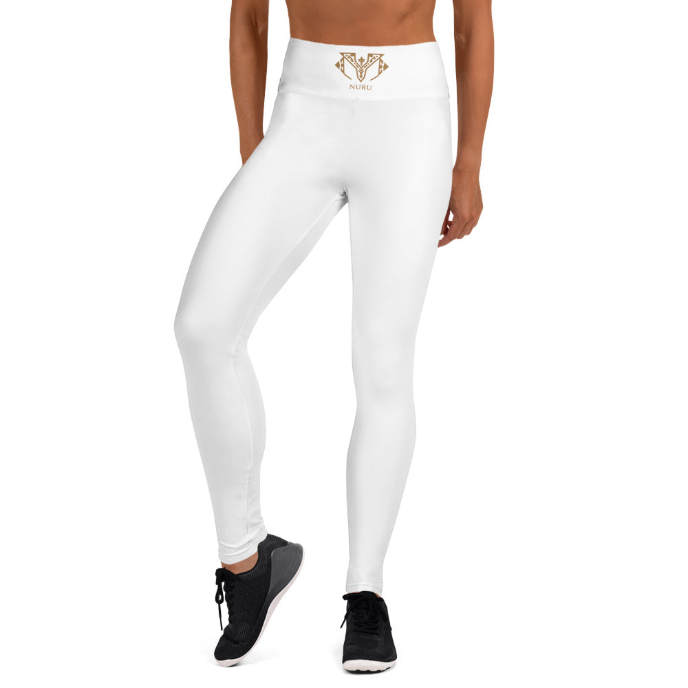 NURU WHITE RITUAL LEGGINGS - Glow By Hellen