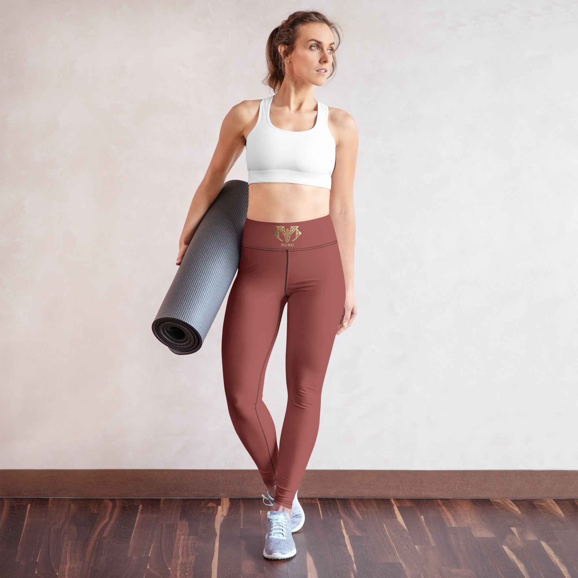 NURU TERRACOTTA YOGA LEGGINGS