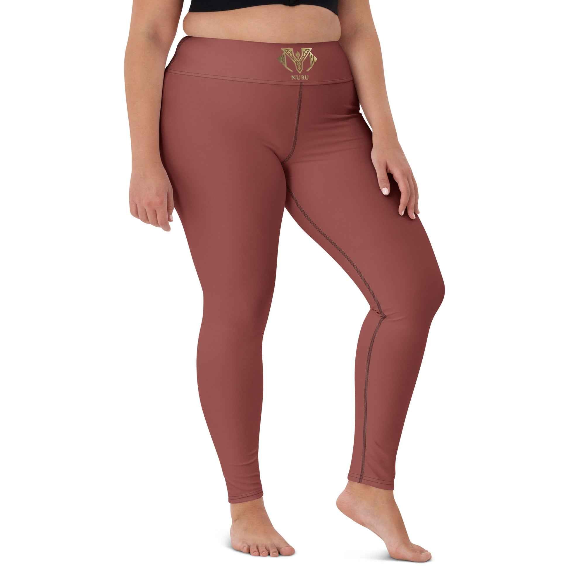 NURU TERRACOTTA YOGA LEGGINGS