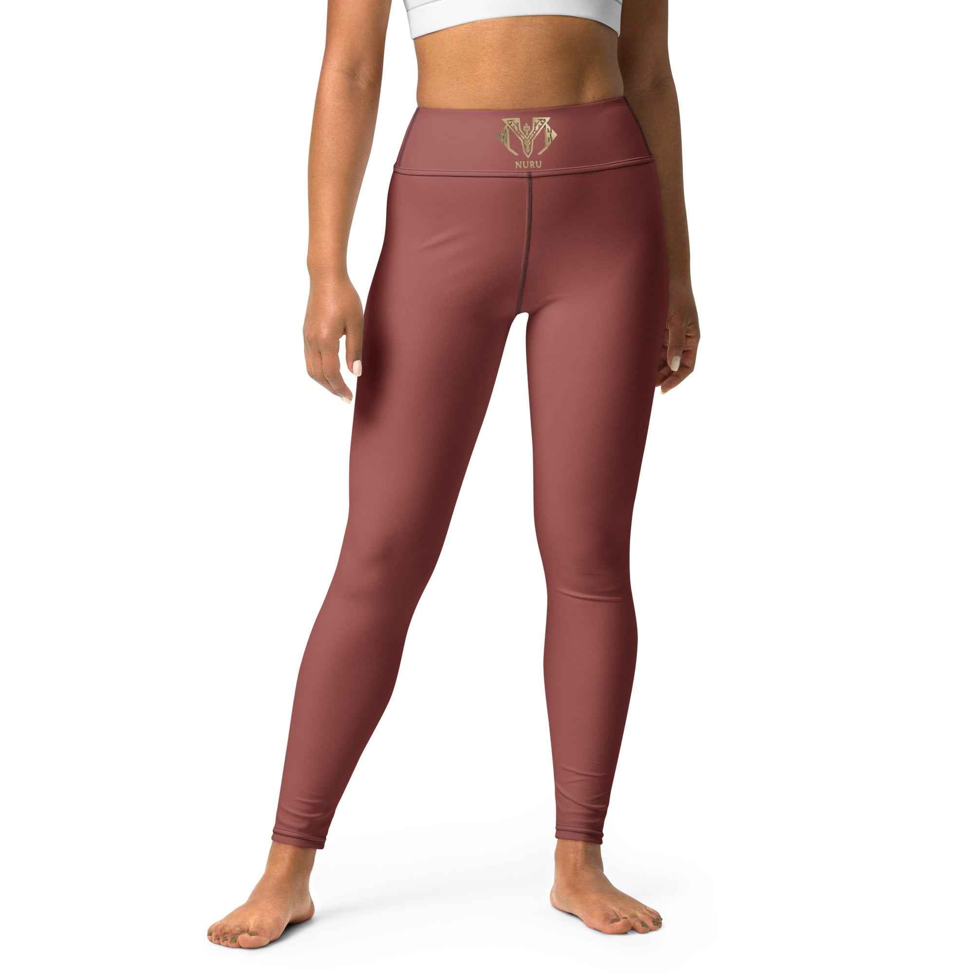 NURU TERRACOTTA YOGA LEGGINGS