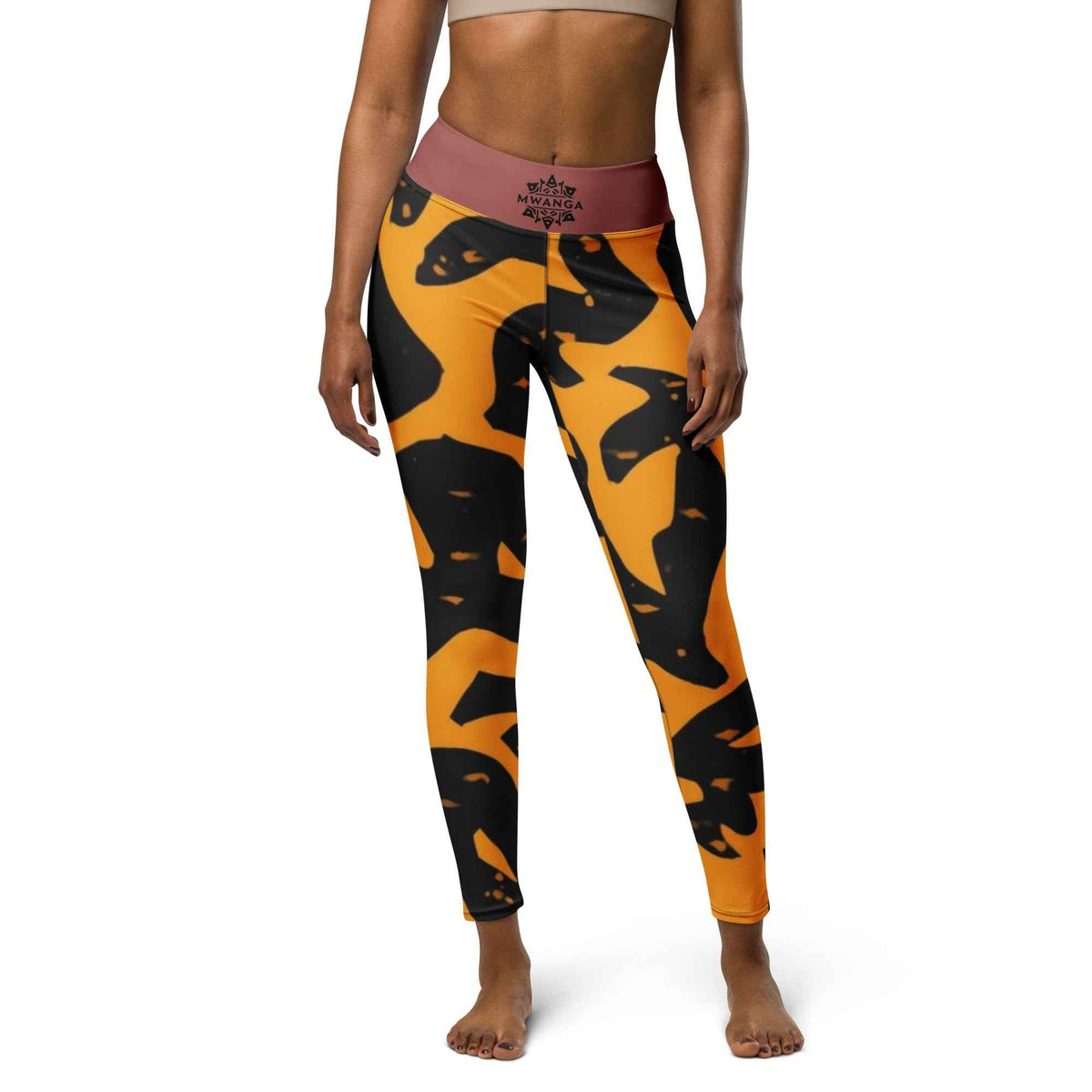 MWANGA GOLD DIVA YOGA LEGGINGS NW