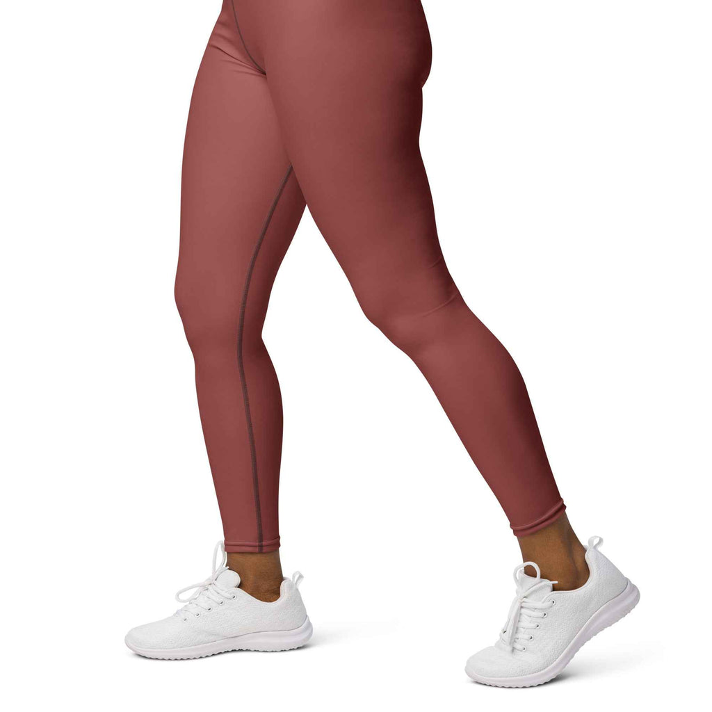 NURU TERRACOTTA YOGA LEGGINGS