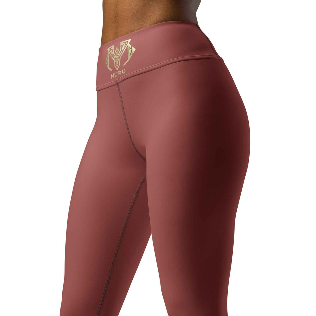 NURU TERRACOTTA YOGA LEGGINGS