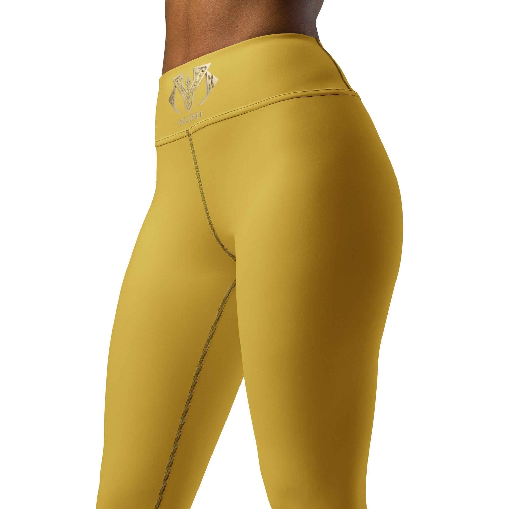 NURU ROYAL GOLD YOGA LEGGINGS