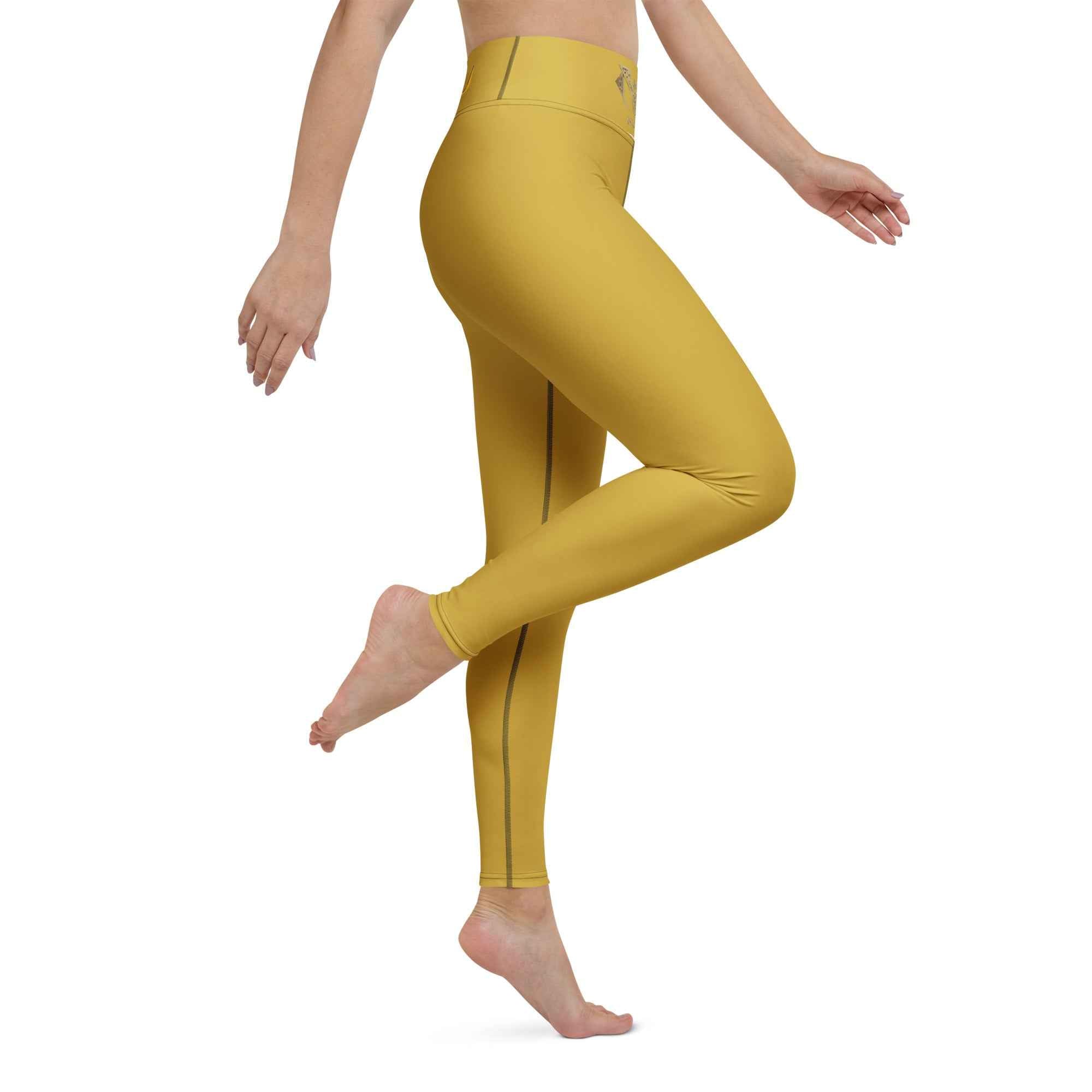 NURU ROYAL GOLD YOGA LEGGINGS