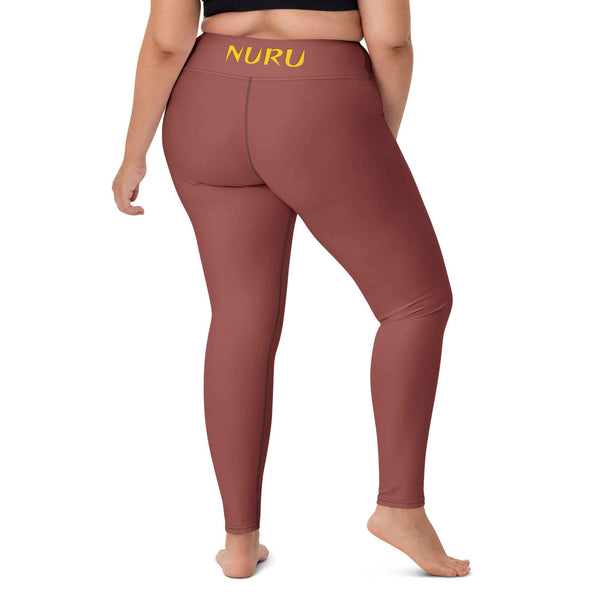 NURU TERRACOTTA YOGA LEGGINGS