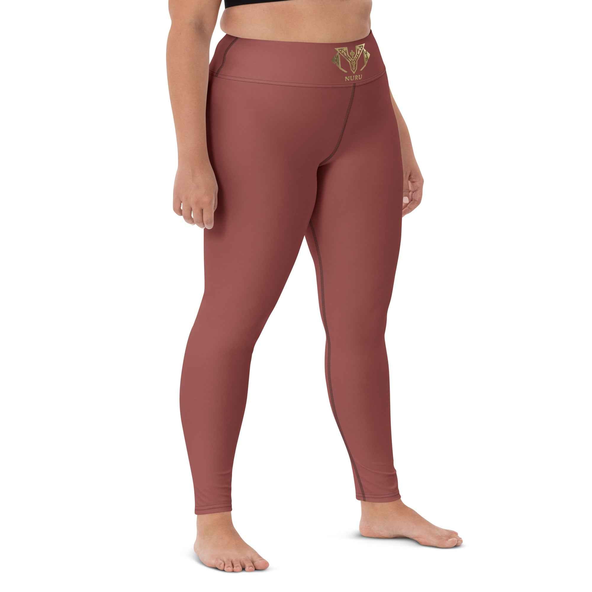 NURU TERRACOTTA YOGA LEGGINGS