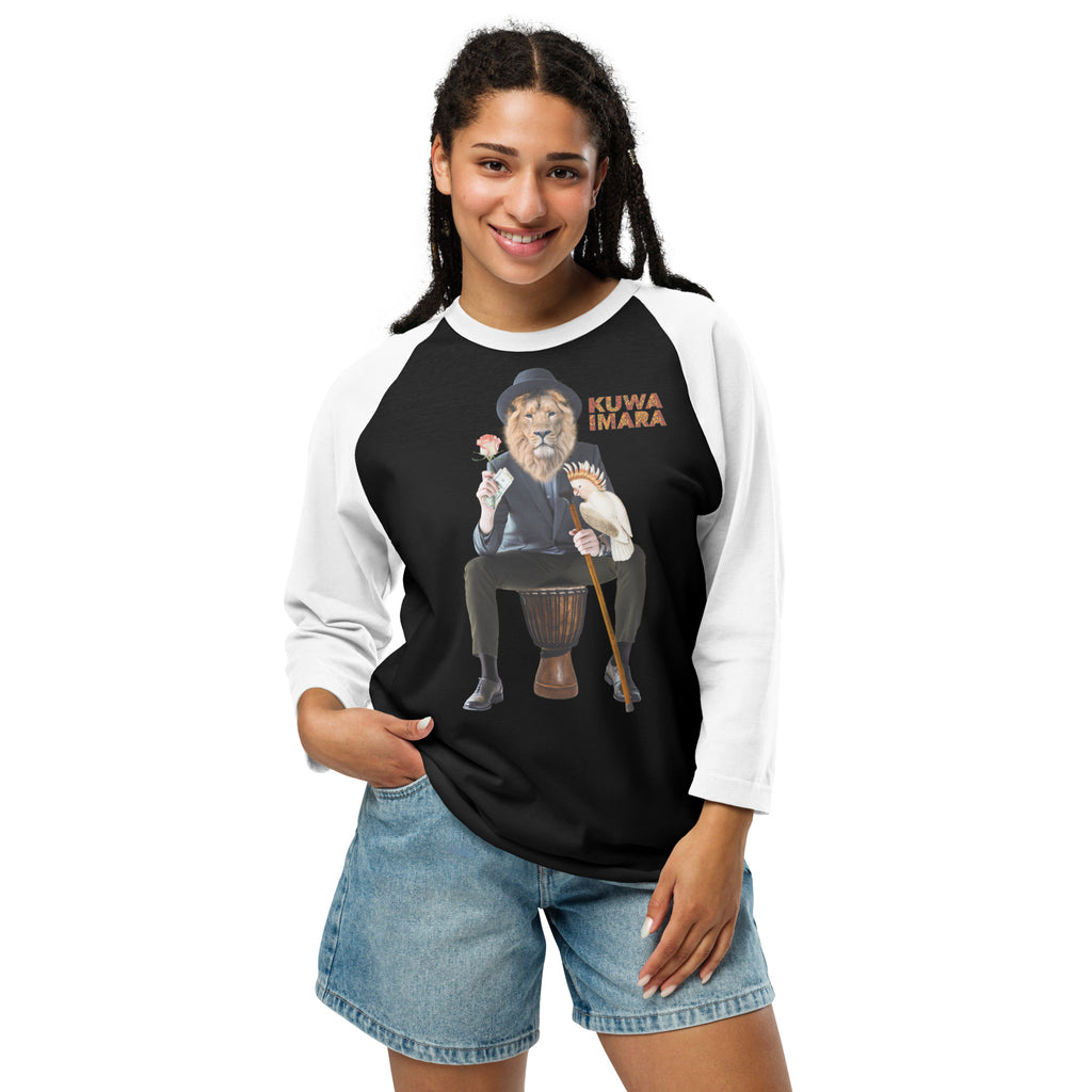 KUWA IMARA LION LEADER RAGLAN - Glow By Hellen