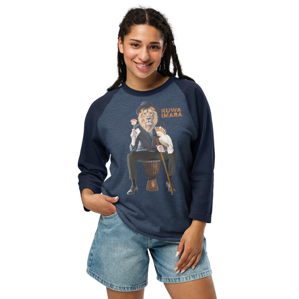 KUWA IMARA LION LEADER RAGLAN - Glow By Hellen