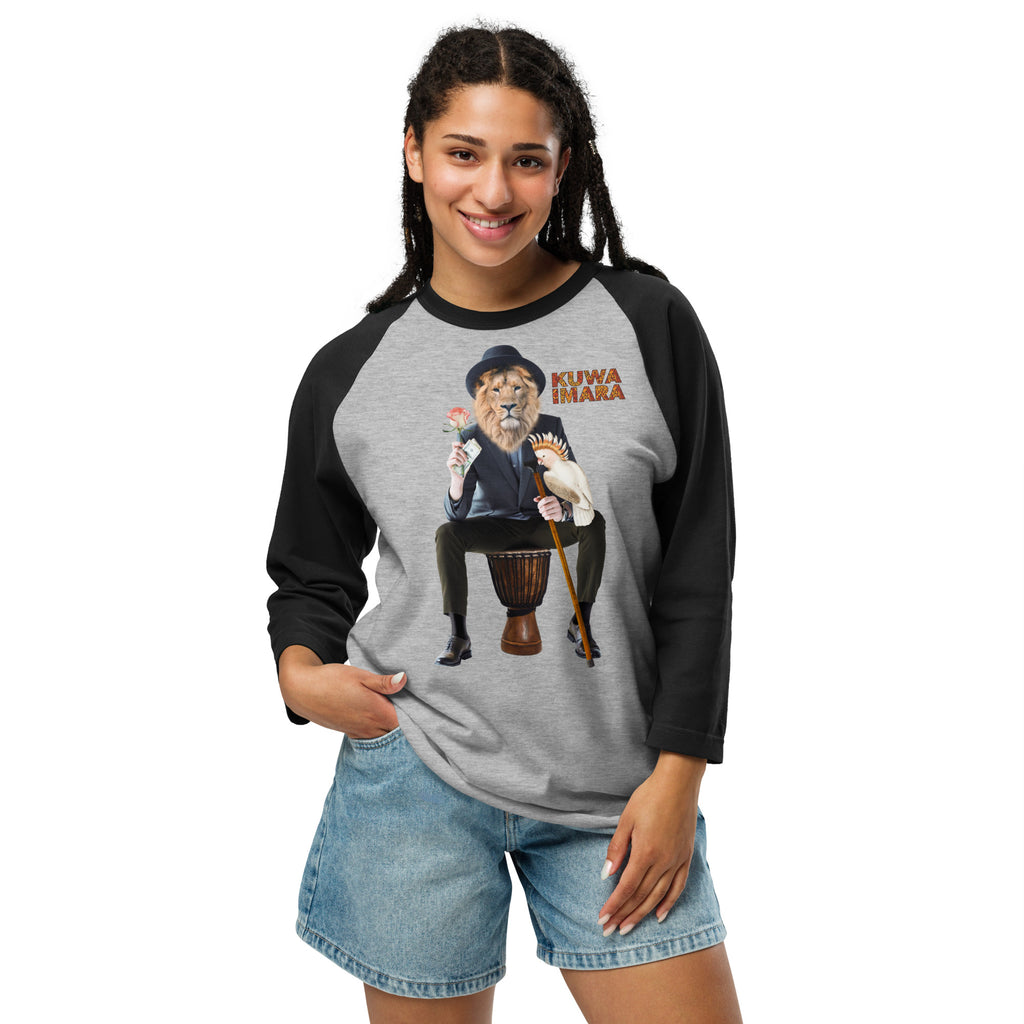 KUWA IMARA LION LEADER RAGLAN - Glow By Hellen