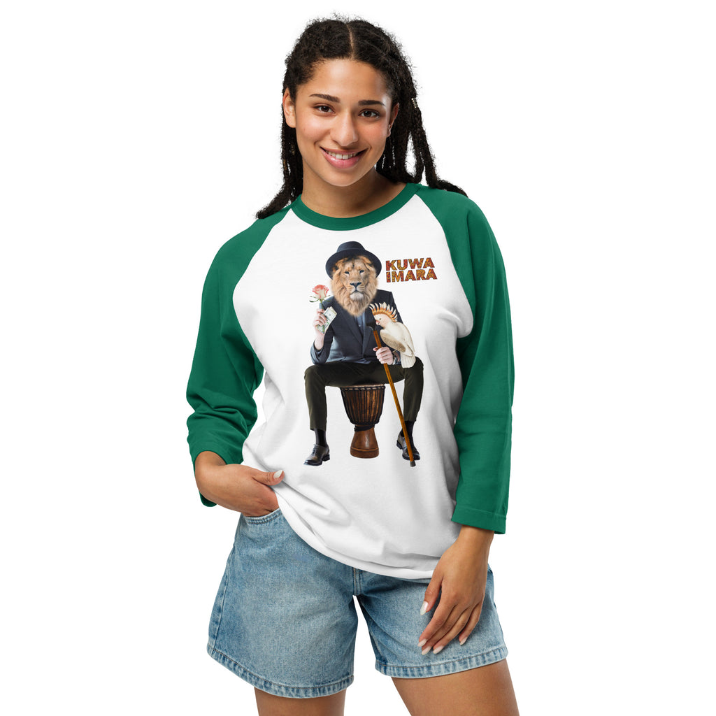 KUWA IMARA LION LEADER RAGLAN - Glow By Hellen