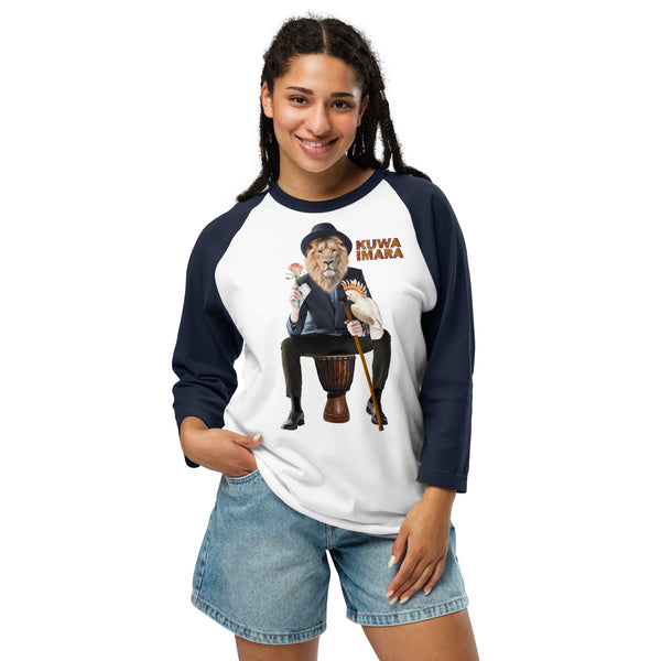 KUWA IMARA LION LEADER RAGLAN - Glow By Hellen