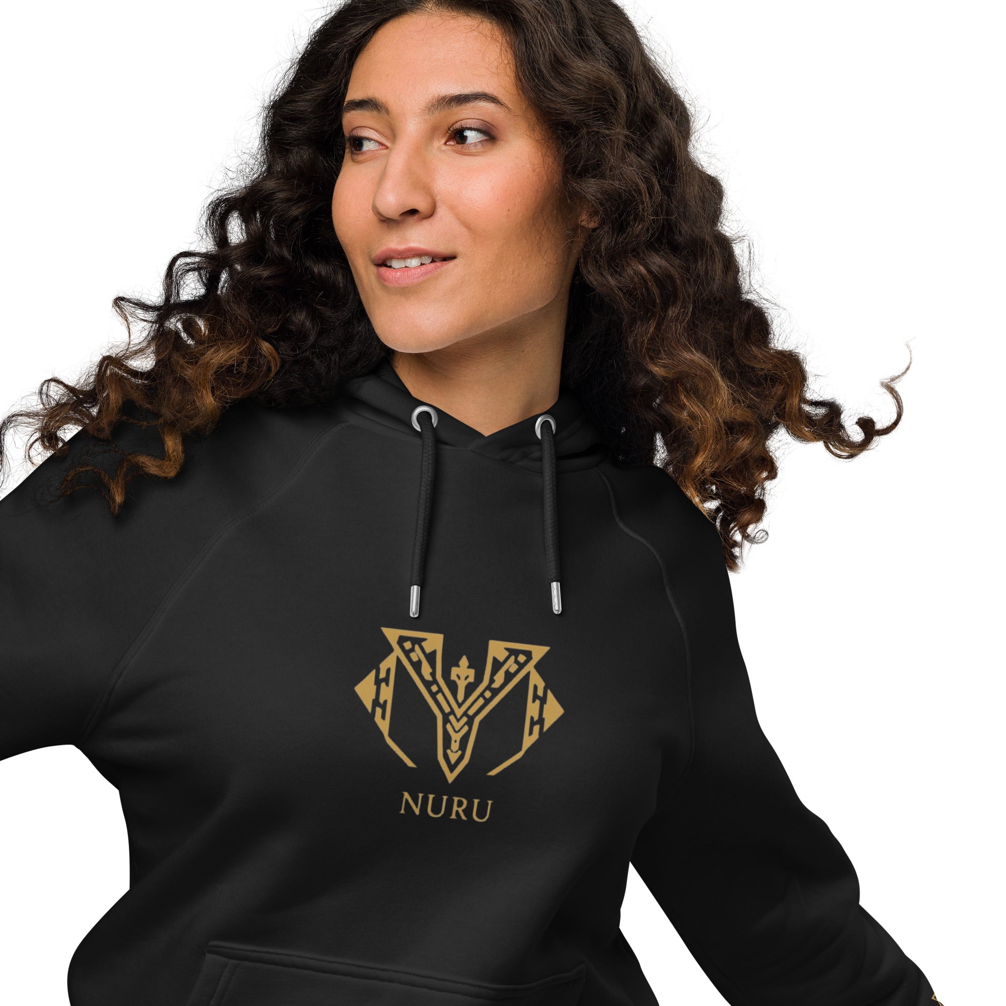 NURU ECO RAGLAN HOODIE - Glow By Hellen
