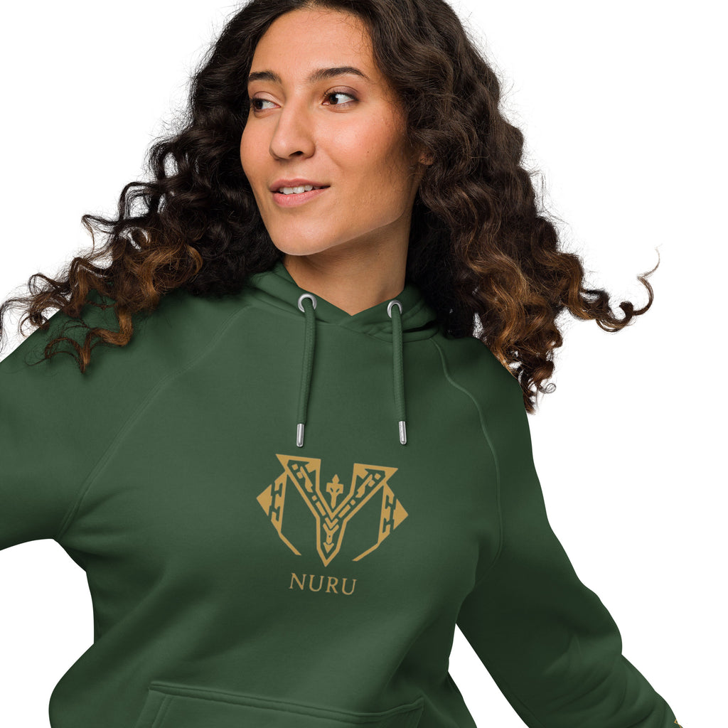 NURU ECO RAGLAN HOODIE - Glow By Hellen