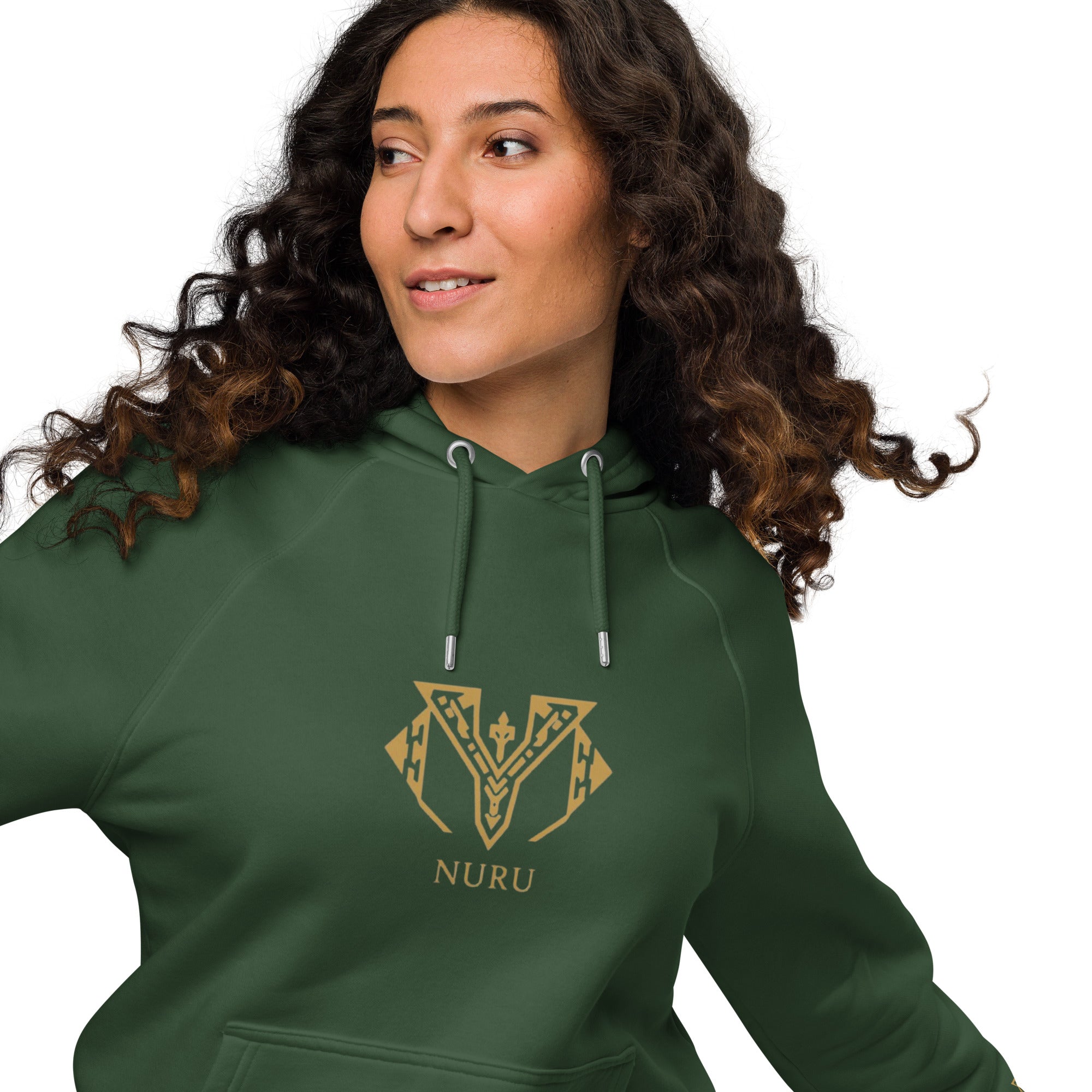 NURU ECO RAGLAN HOODIE - Glow By Hellen