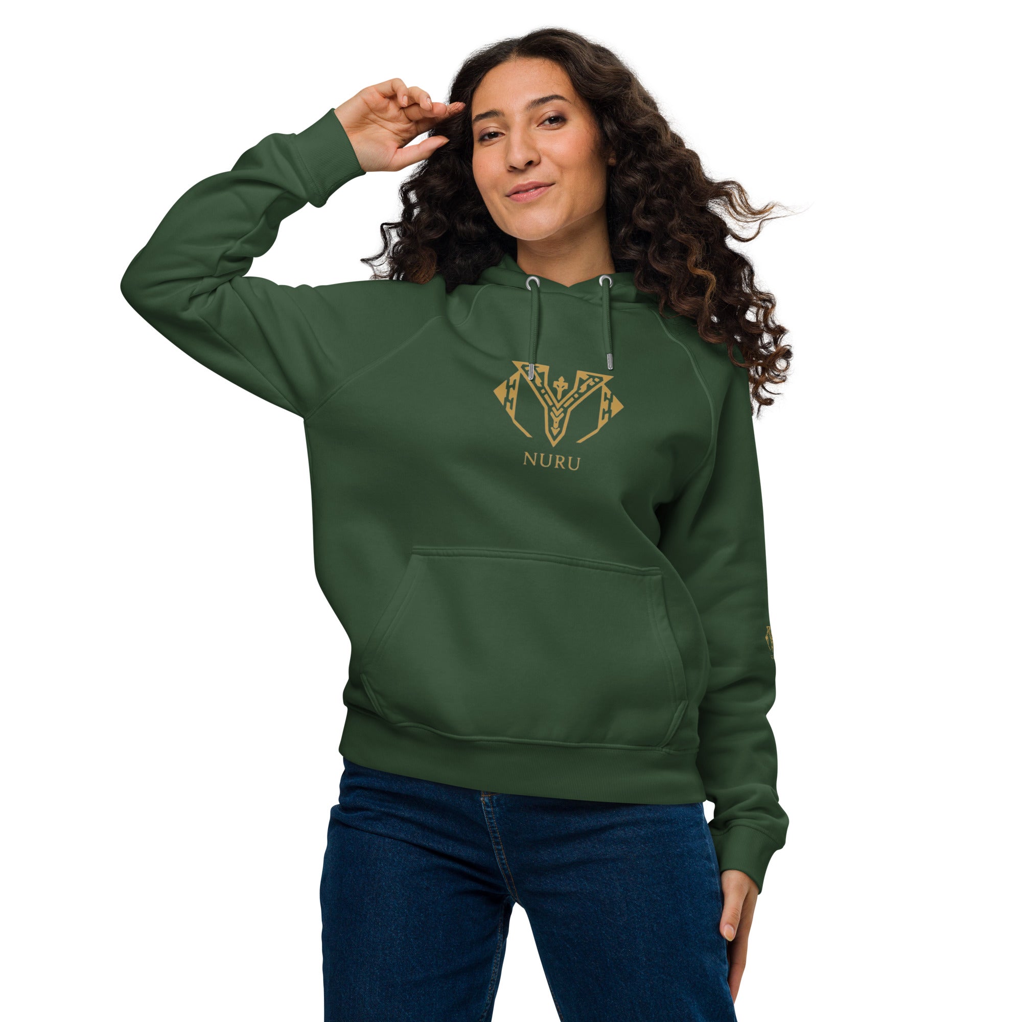 NURU ECO RAGLAN HOODIE - Glow By Hellen
